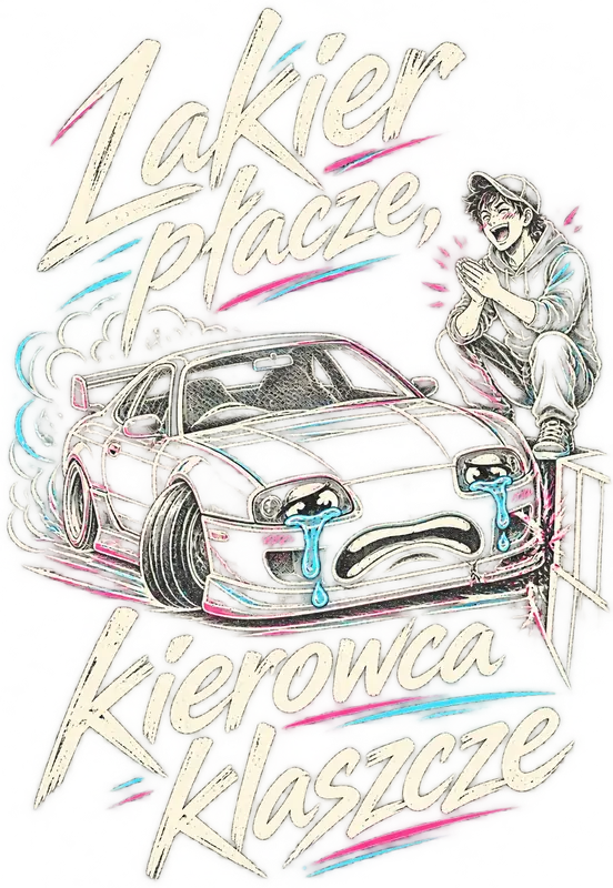 Lakier płacze, kierowca klaszcze