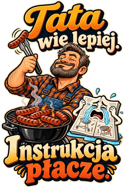 Tata wie lepiej. Instrukcja płacze. – Grill