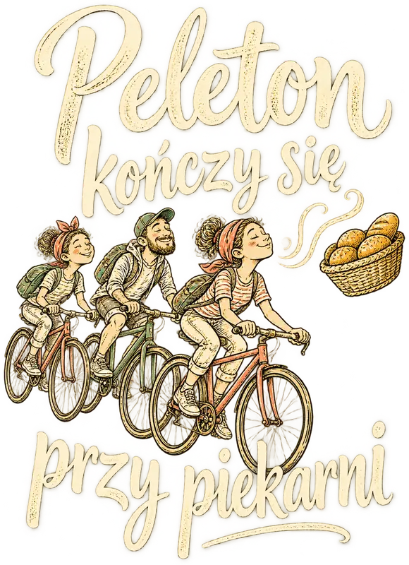 Peleton kończy się przy piekarni
