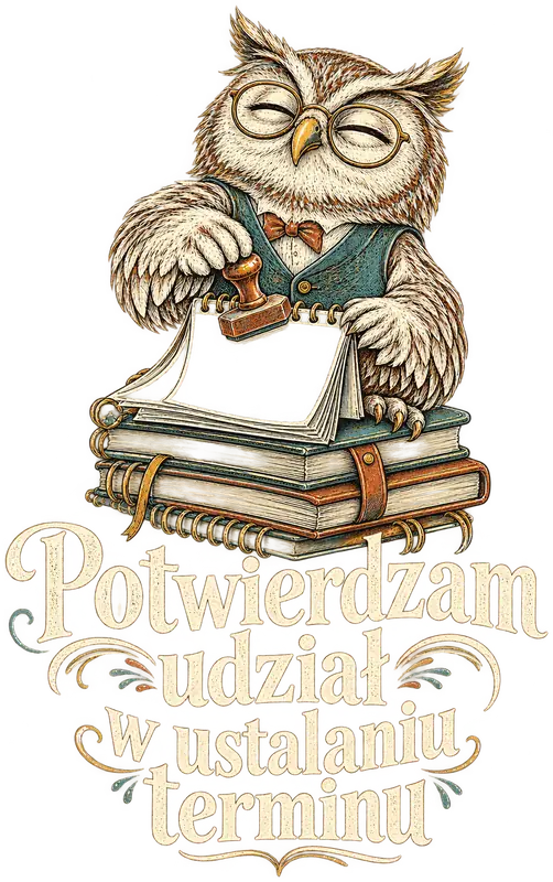 Potwierdzam udział w ustalaniu terminu