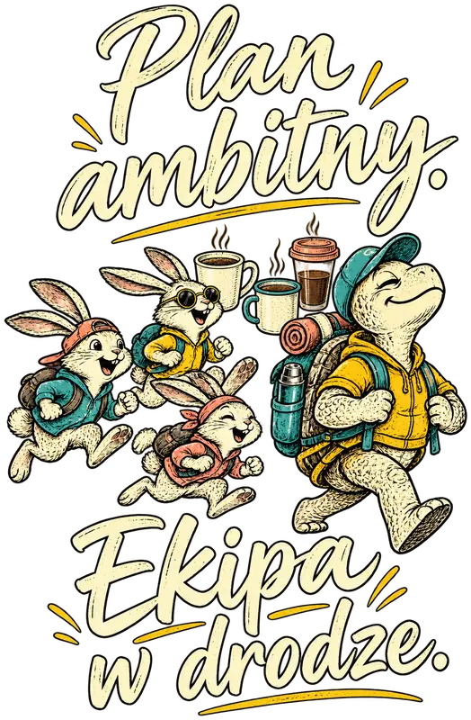 Plan ambitny. Ekipa w drodze. – Kawa