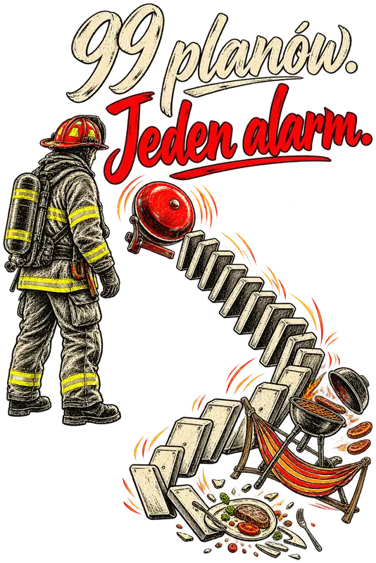 99 planów. Jeden alarm.