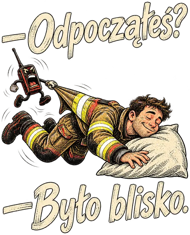— Odpocząłeś? — Było blisko.
