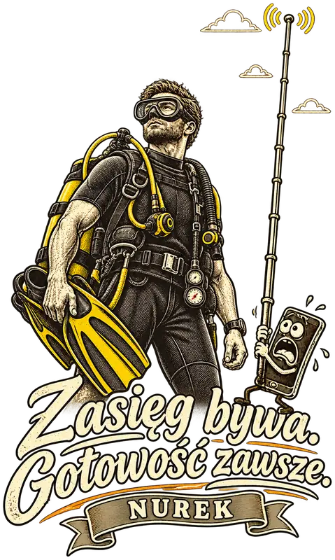 Zasięg bywa. Gotowość zawsze. – Nurek ratownik