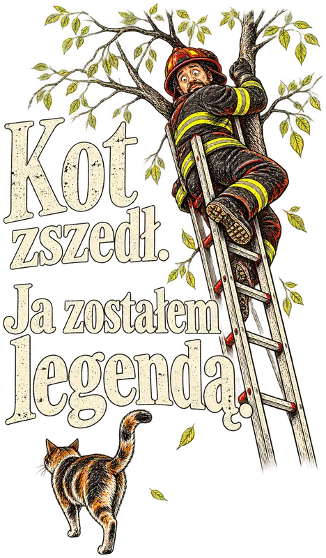 Kot zszedł. Ja zostałem legendą.