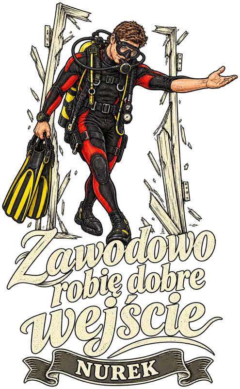 Zawodowo robię dobre wejście – Nurek ratownik