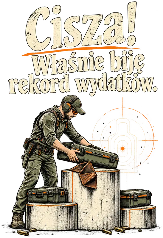 Cisza! Właśnie biję rekord wydatków.
