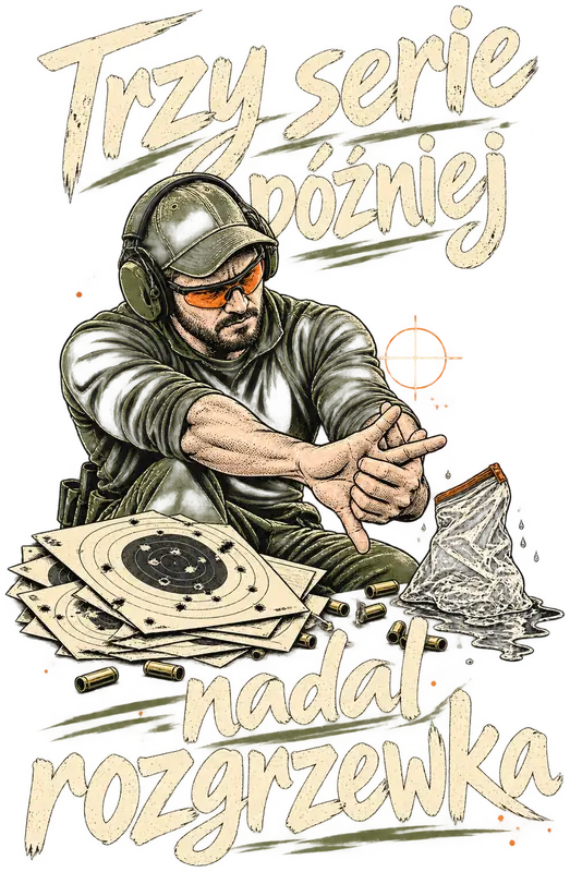 Trzy serie później nadal rozgrzewka