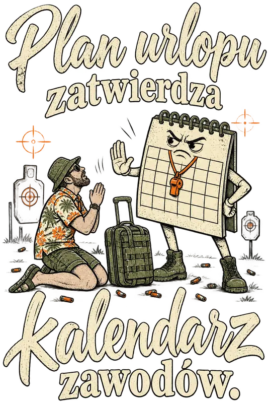 Plan urlopu zatwierdza kalendarz zawodów.