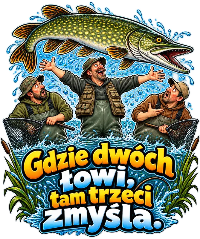 Gdzie dwóch łowi, tam trzeci zmyśla. – Szczupak