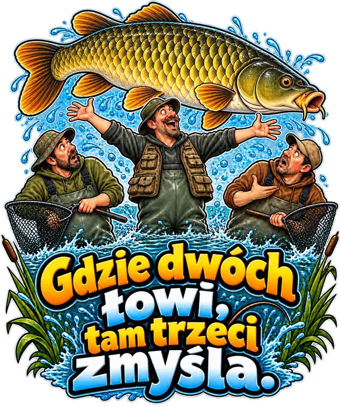 Gdzie dwóch łowi, tam trzeci zmyśla. – Karp