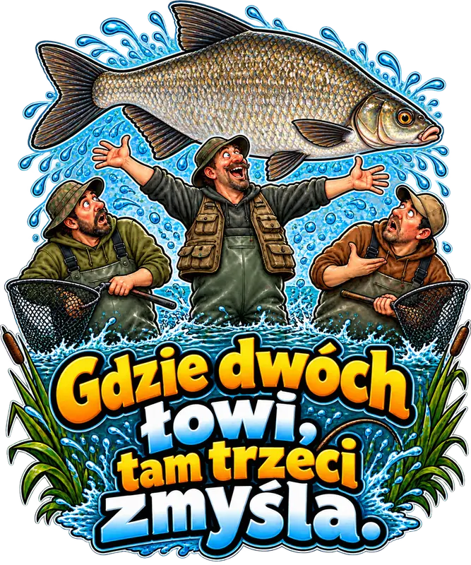 Gdzie dwóch łowi, tam trzeci zmyśla. – Leszcz
