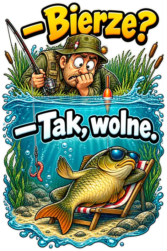 — Bierze? — Tak, wolne.