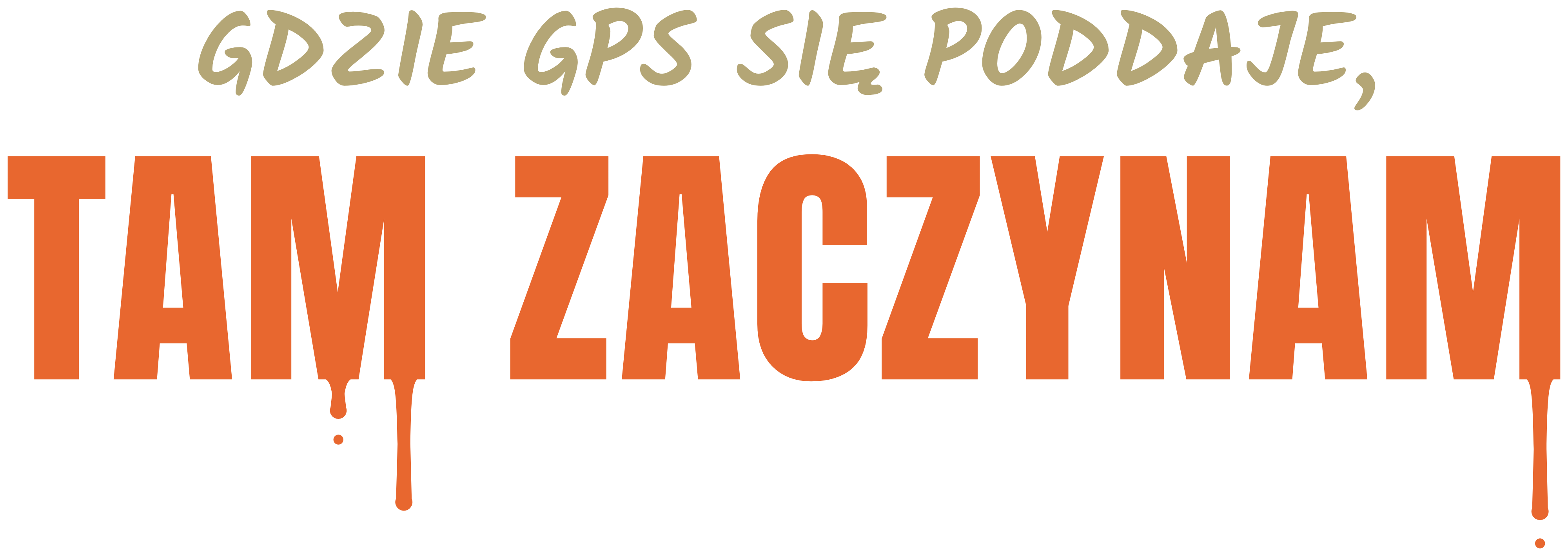 Gdzie GPS się poddaje, tam zaczynam