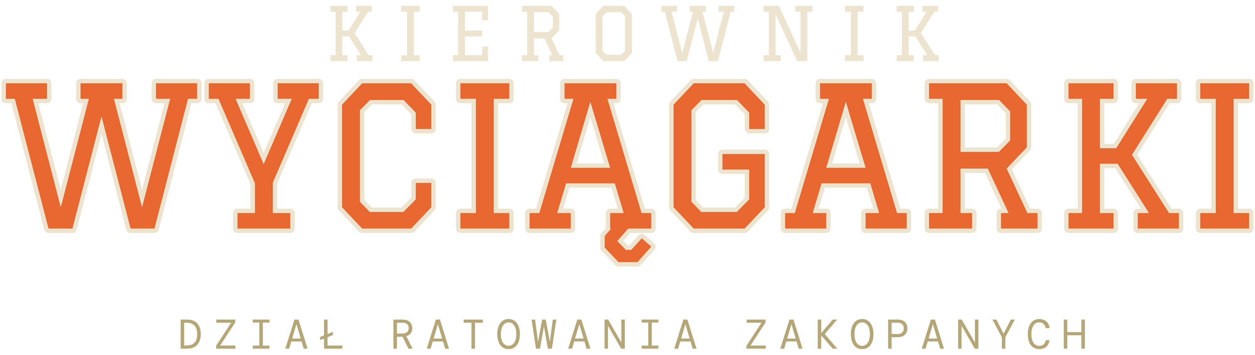 Kierownik wyciągarki dział ratowania zakopanych