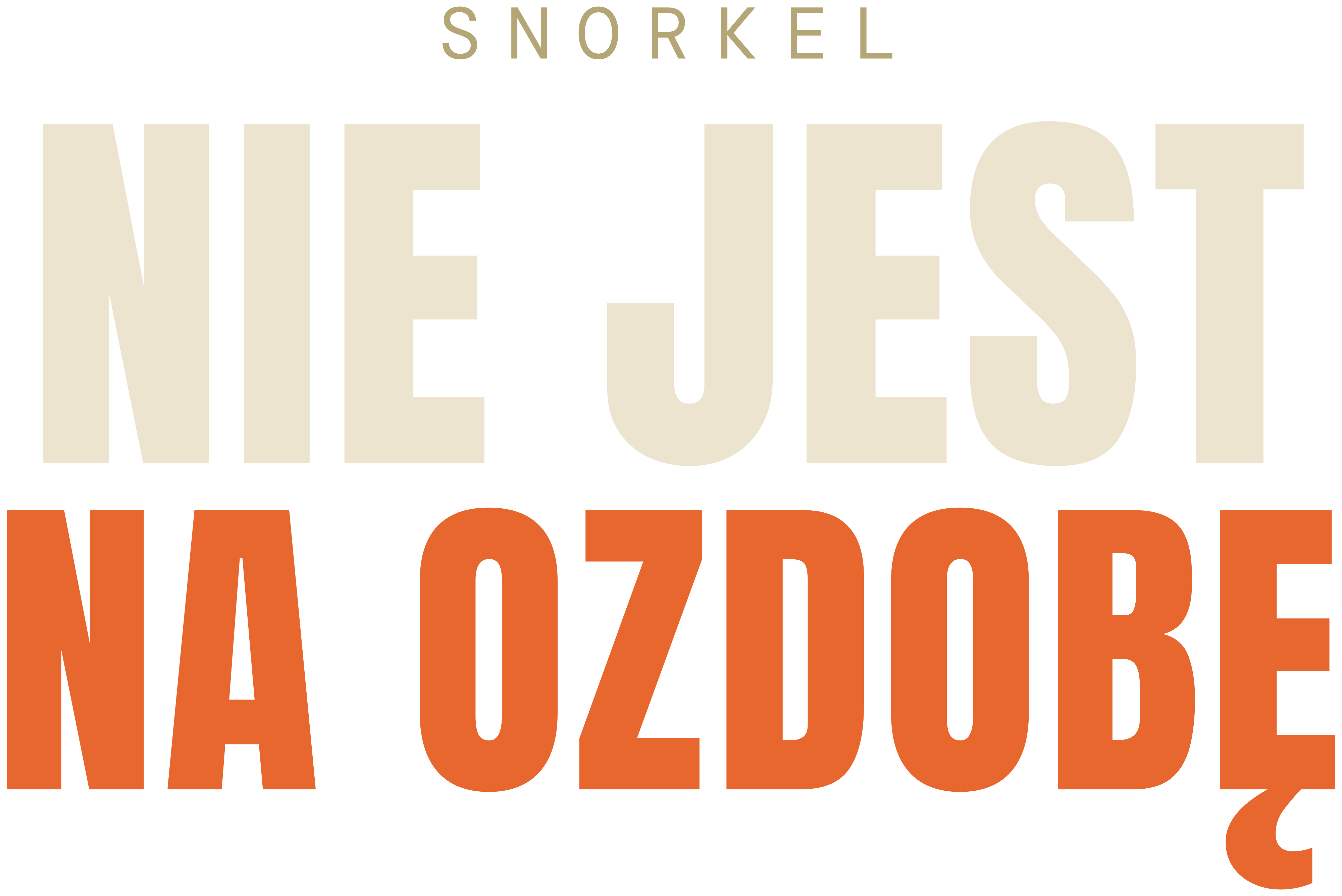 Snorkel nie jest na ozdobę