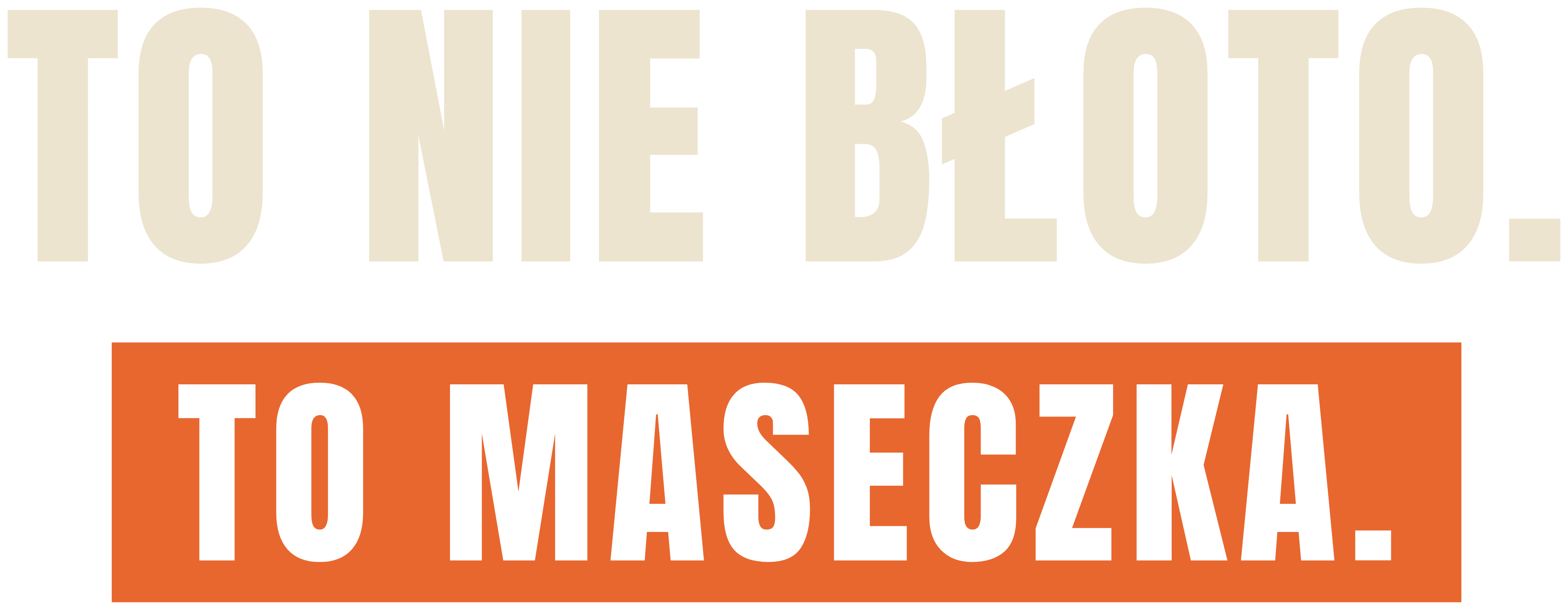 To nie błoto. To maseczka.