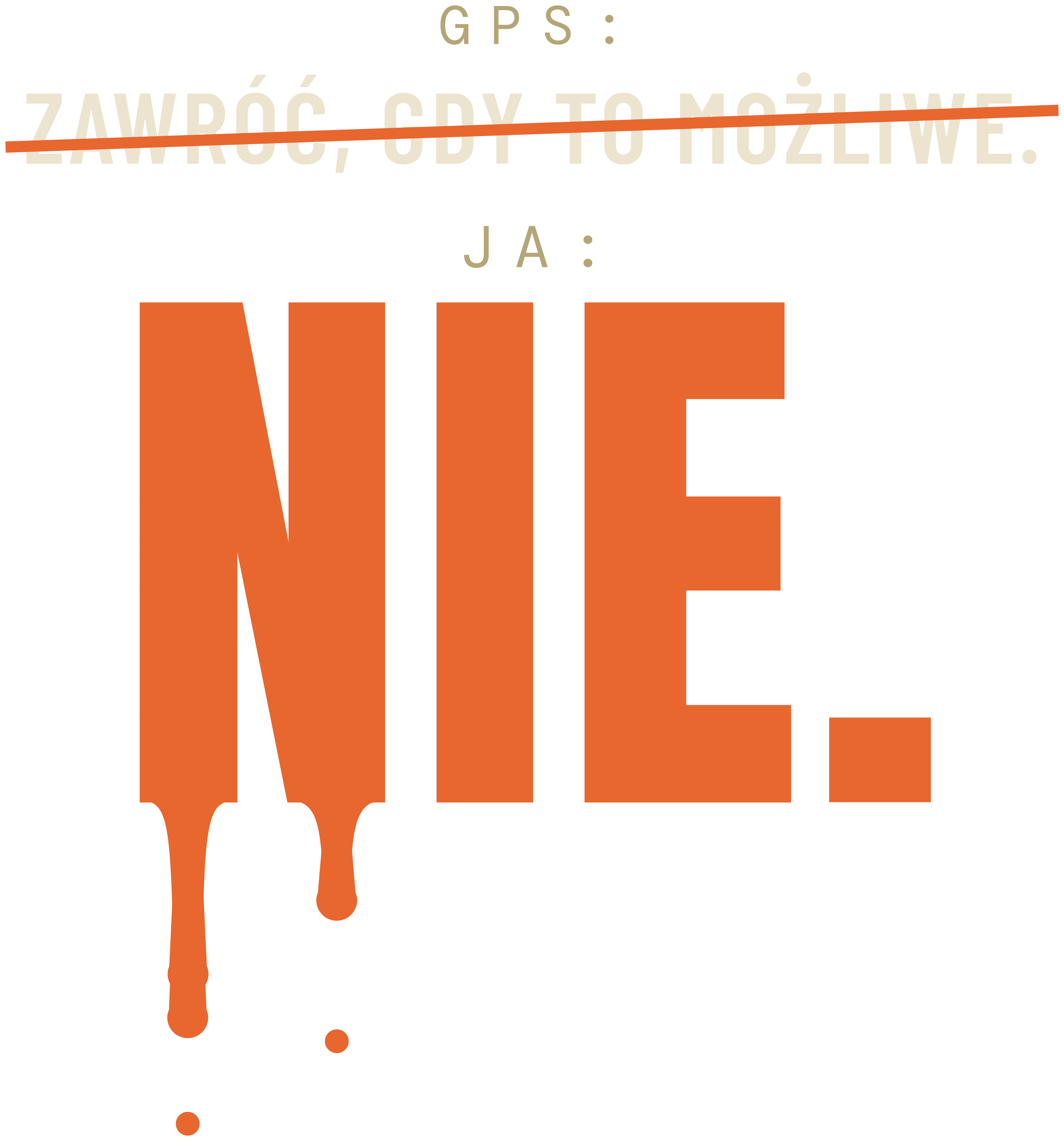 „Zawróć, gdy to możliwe.” — Nie.