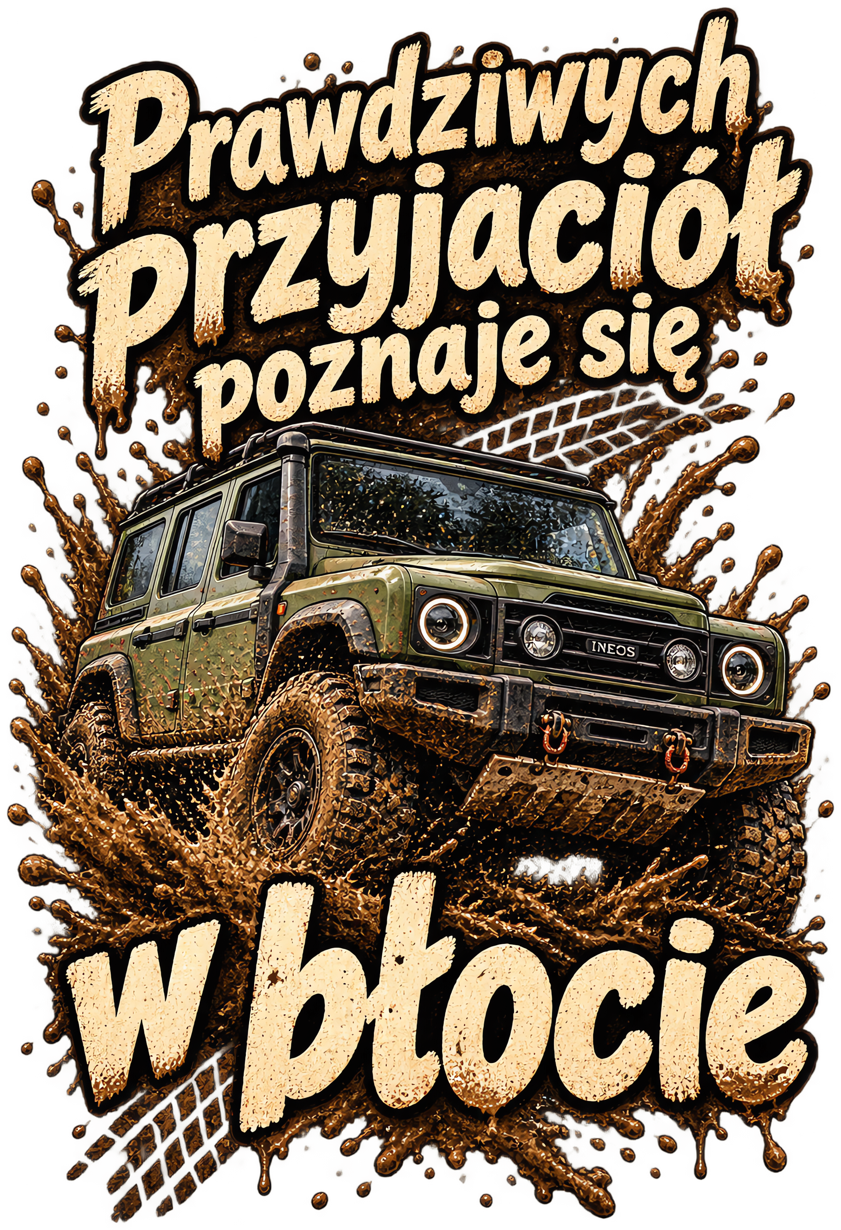 Prawdziwych przyjaciół poznaje się w błocie – Ineos Grenadier