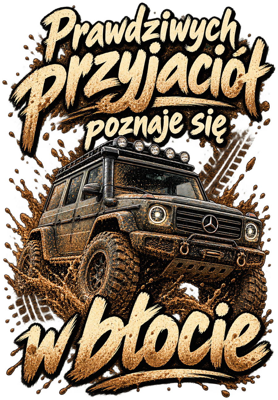 Prawdziwych przyjaciół poznaje się w błocie – Mercedes Klasy G