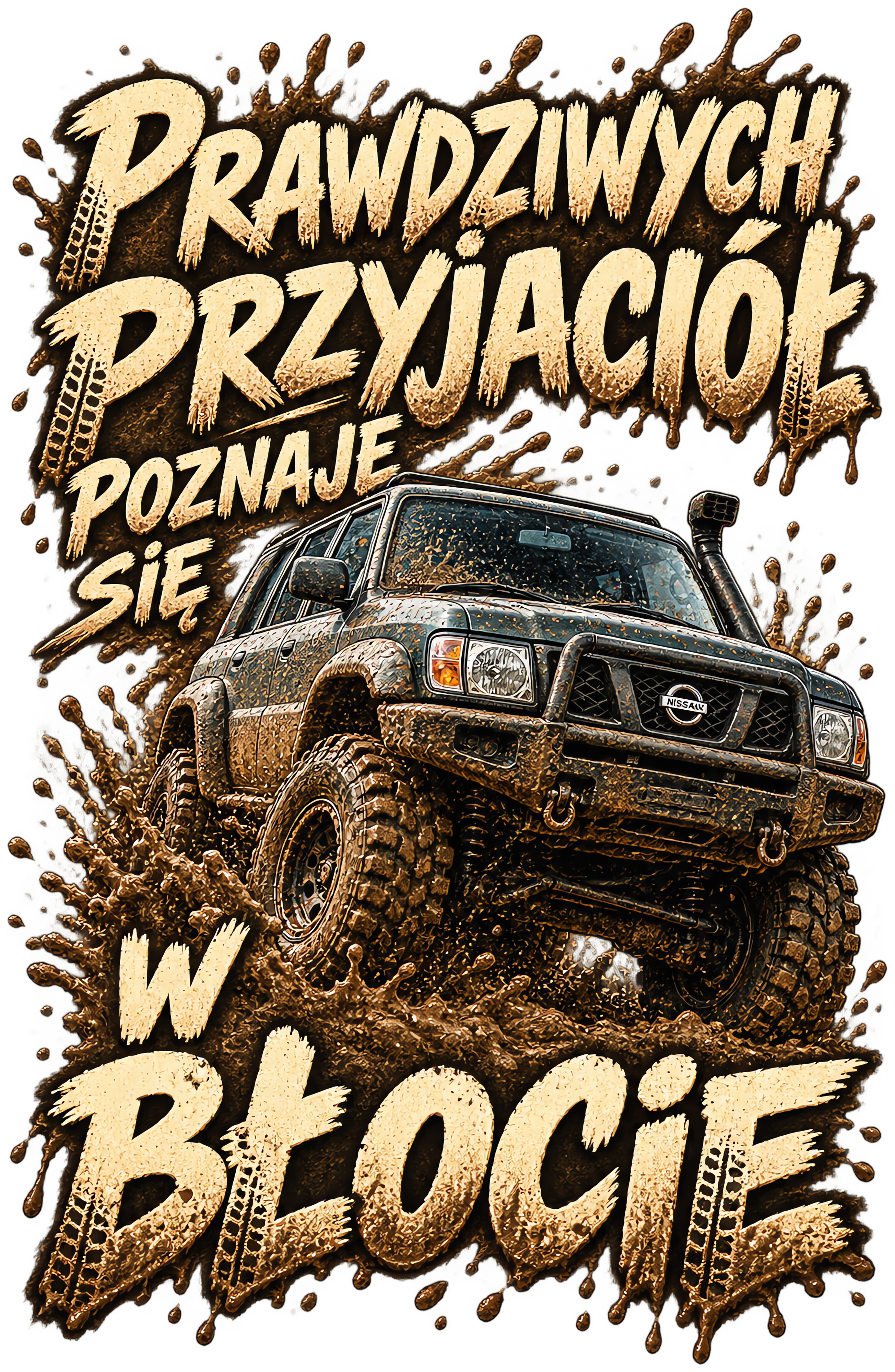 Prawdziwych przyjaciół poznaje się w błocie – Nissan Patrol
