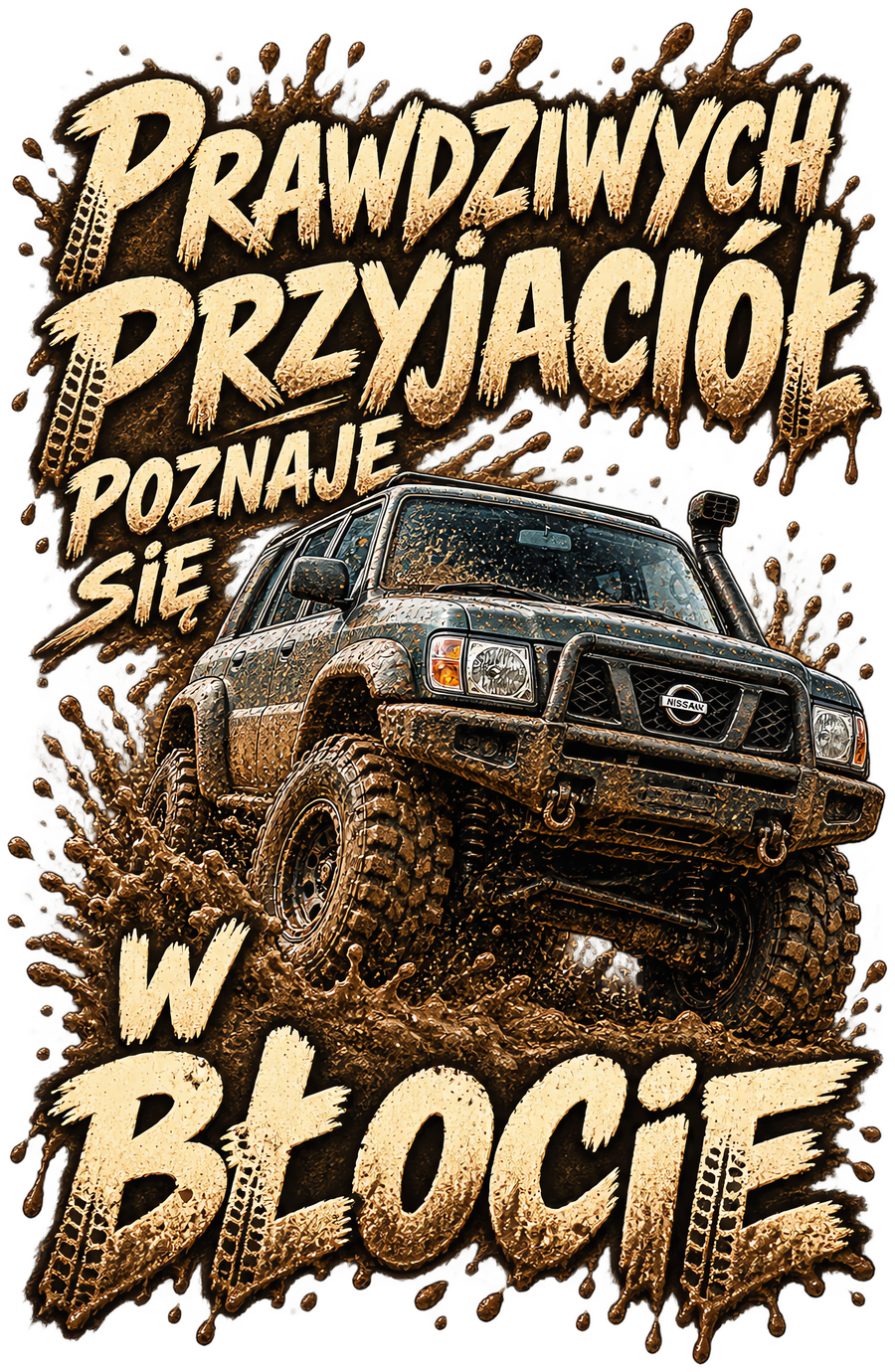 Prawdziwych przyjaciół poznaje się w błocie – Nissan Patrol