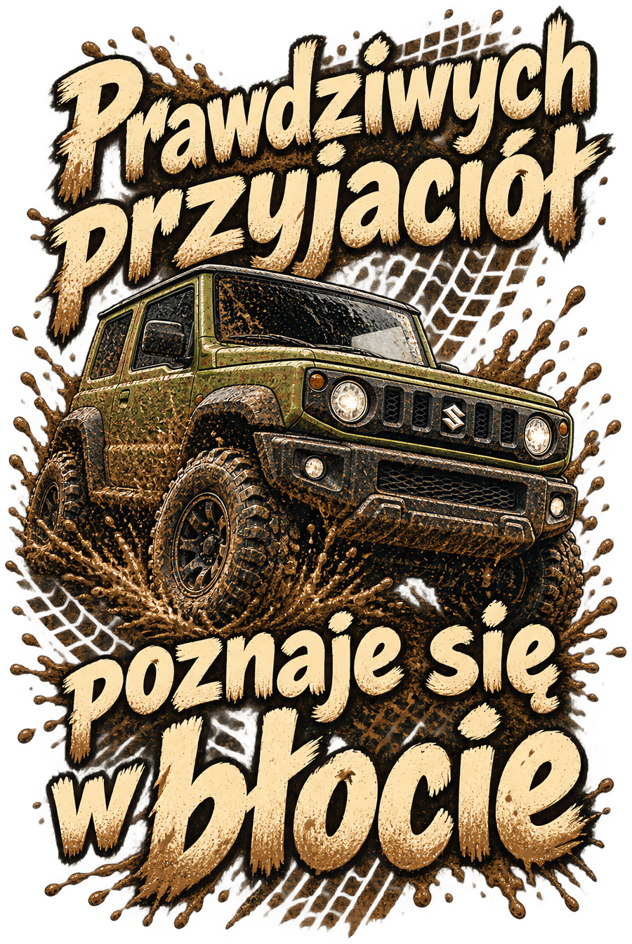 Prawdziwych przyjaciół poznaje się w błocie – Suzuki Jimny