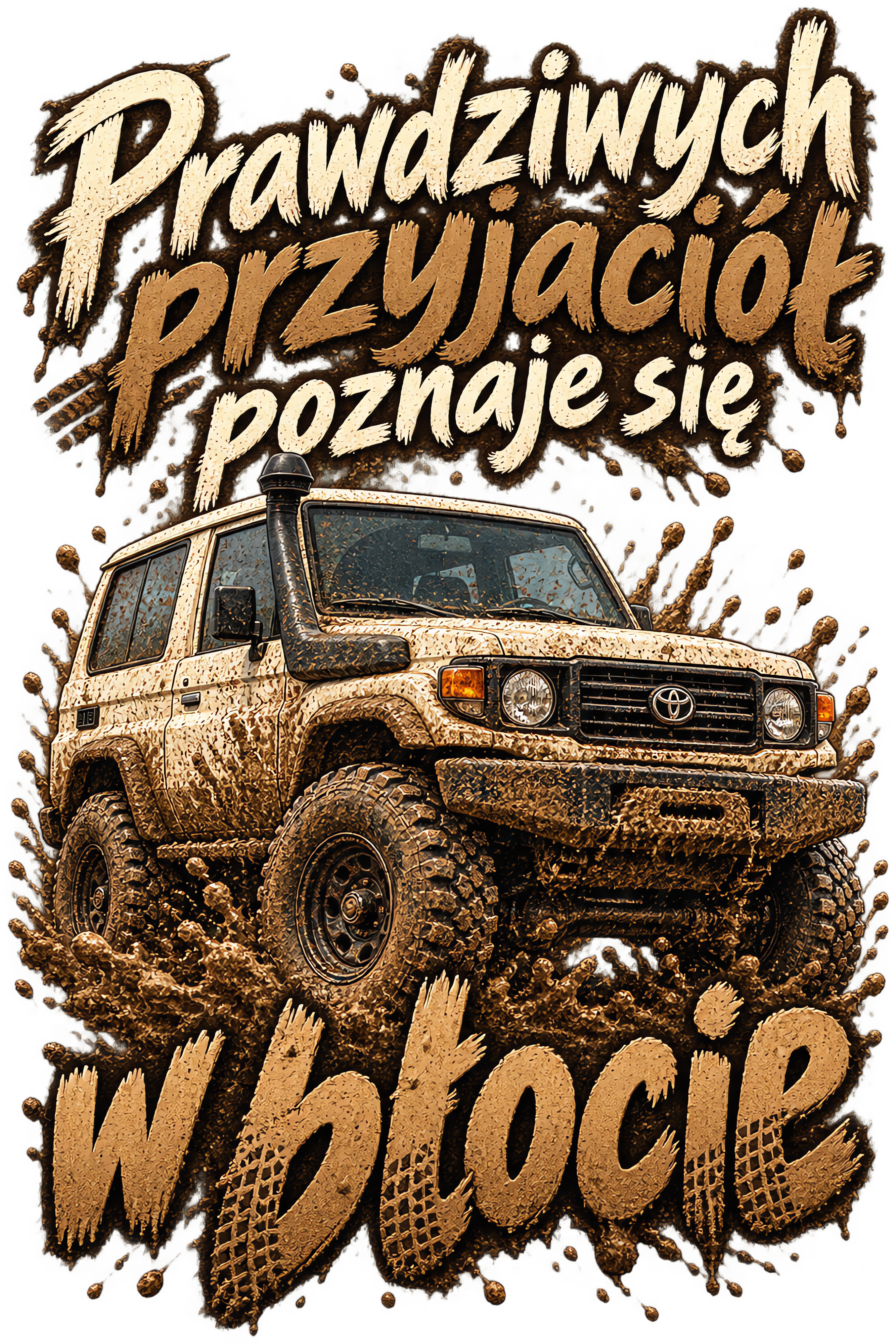 Prawdziwych przyjaciół poznaje się w błocie – Toyota Land Cruiser